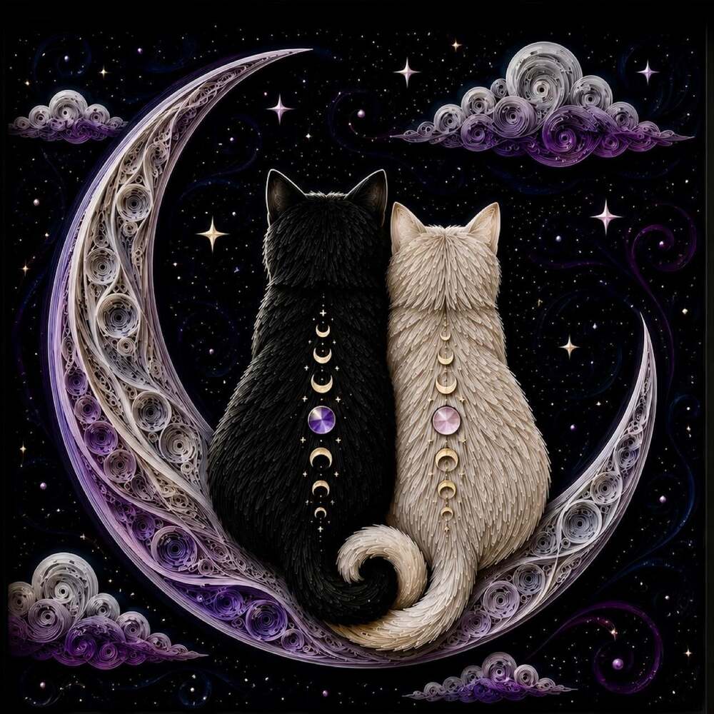 8 X 8 Black Framed Yin Yang 70 Cc